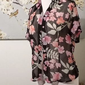 Croft & Barrow Floral Top